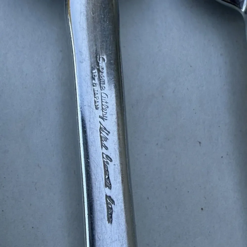 Vintage Ward Bennett Supreme Cutlery 18/8 Japan MCM Stainless Spoons Set of 3